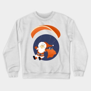 Paragliding Santa Crewneck Sweatshirt